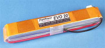 Flight Power EVO 20 Lithium Polymer battery
